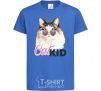 Kids T-shirt Kitty CatKID royal-blue фото