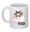 Ceramic mug Kitty CatKID White фото