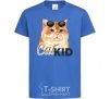 Детская футболка Котик CatKID Ярко-синий фото