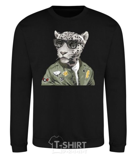 Sweatshirt Leopard daddy black фото