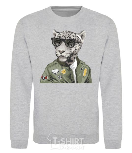 Sweatshirt Leopard daddy sport-grey фото