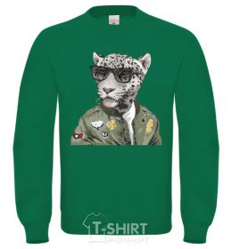 Sweatshirt Leopard daddy orchid-green фото