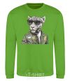 Sweatshirt Leopard daddy orchid-green фото