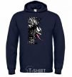 Men`s hoodie Venom ink marvel navy-blue фото