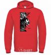 Men`s hoodie Venom ink marvel bright-red фото