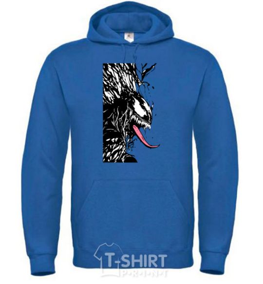 Men`s hoodie Venom ink marvel royal фото