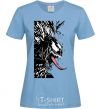 Women's T-shirt Venom ink marvel sky-blue фото