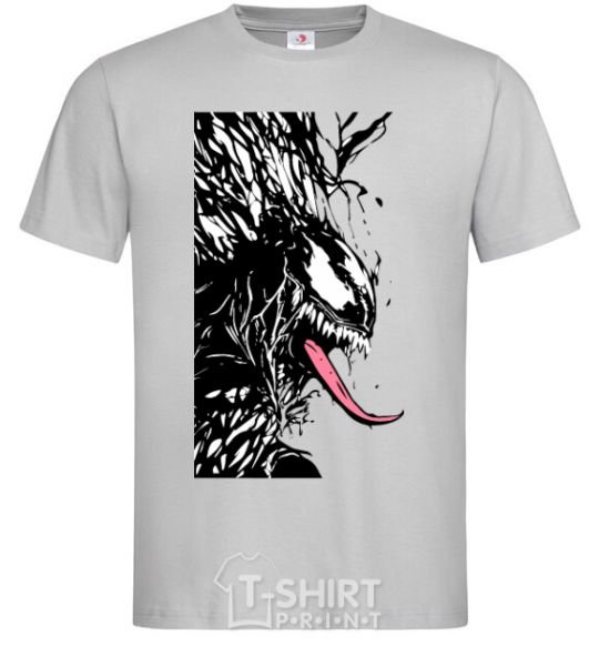 Men's T-Shirt Venom ink marvel grey фото