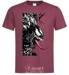 Men's T-Shirt Venom ink marvel burgundy фото