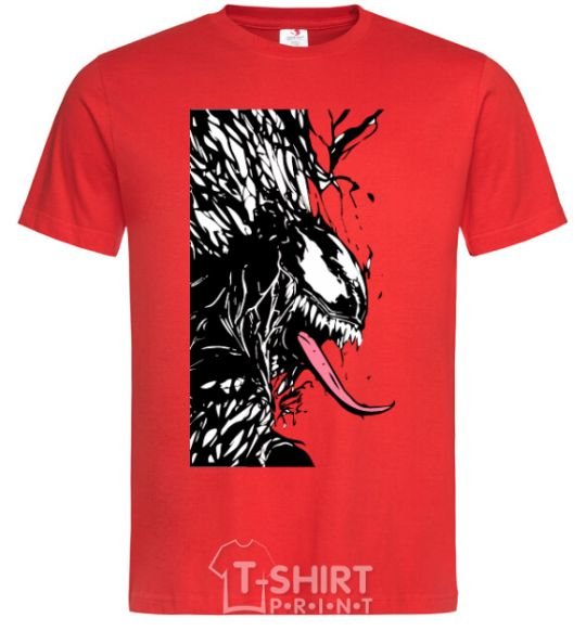 Men's T-Shirt Venom ink marvel red фото