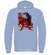 Men`s hoodie Venom carnage sky-blue фото