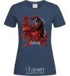 Women's T-shirt Venom carnage navy-blue фото