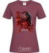 Women's T-shirt Venom carnage burgundy фото