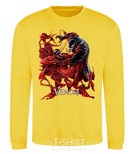 Sweatshirt Venom carnage yellow фото