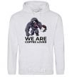 Men`s hoodie Веном we are coffee lover sport-grey фото