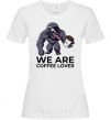 Women's T-shirt Веном we are coffee lover White фото