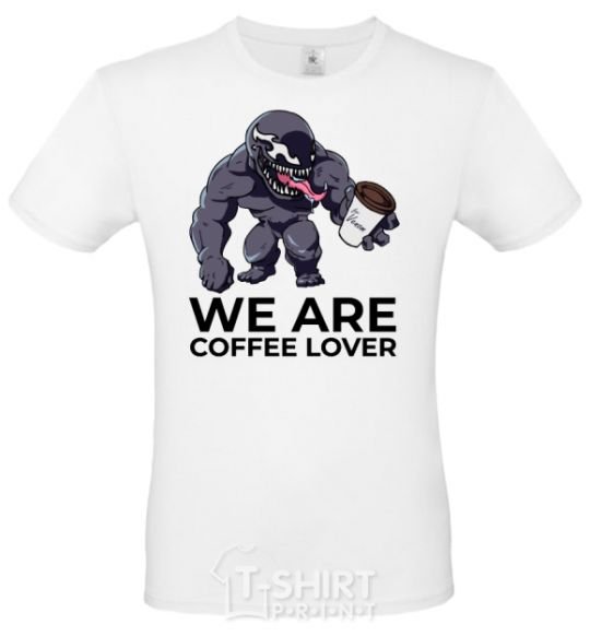 Men's T-Shirt Веном we are coffee lover White фото