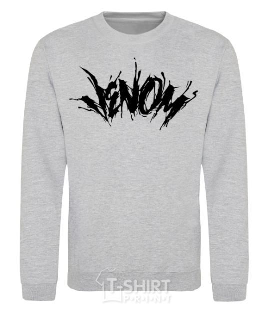 Sweatshirt Venom Marvel comic book Venom sport-grey фото