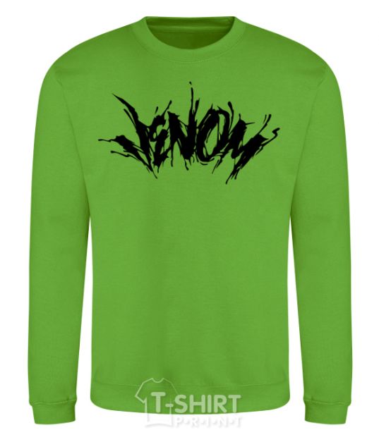 Sweatshirt Venom Marvel comic book Venom orchid-green фото