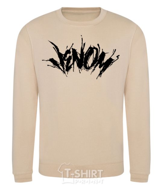 Sweatshirt Venom Marvel comic book Venom sand фото