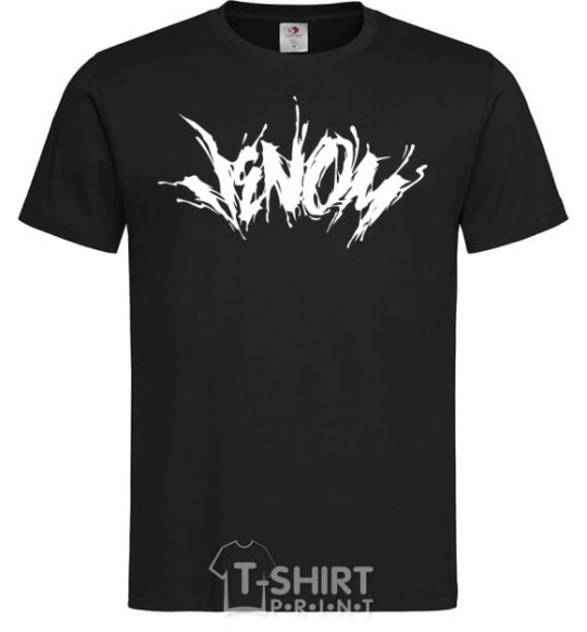 Мужская футболка Веном марвел комикс Venom Черный фото