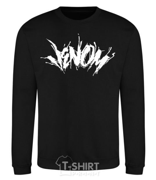 Sweatshirt Venom Marvel comic book Venom black фото