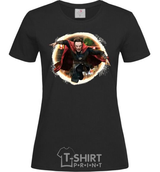 Women's T-shirt Dr. Strange black фото