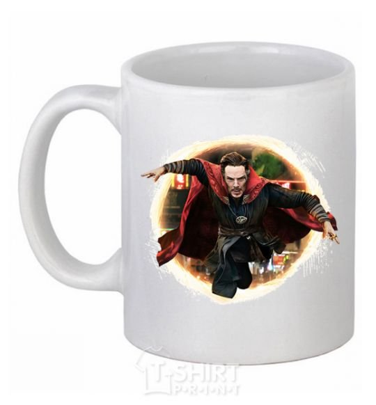 Ceramic mug Dr. Strange White фото