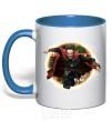 Mug with a colored handle Dr. Strange royal-blue фото