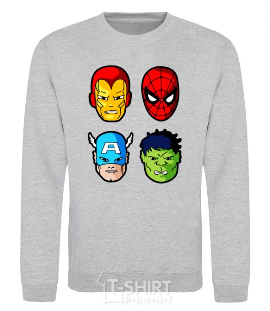 Sweatshirt Marvel heroes sport-grey фото