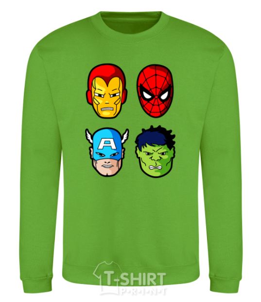 Sweatshirt Marvel heroes orchid-green фото