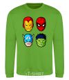 Sweatshirt Marvel heroes orchid-green фото