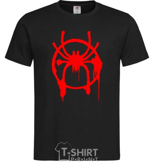 Men's T-Shirt Spider Miles Morales black фото