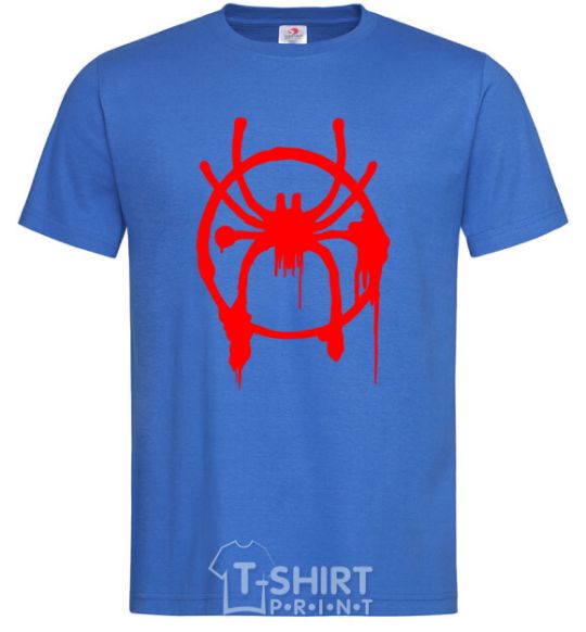 Men's T-Shirt Spider Miles Morales royal-blue фото