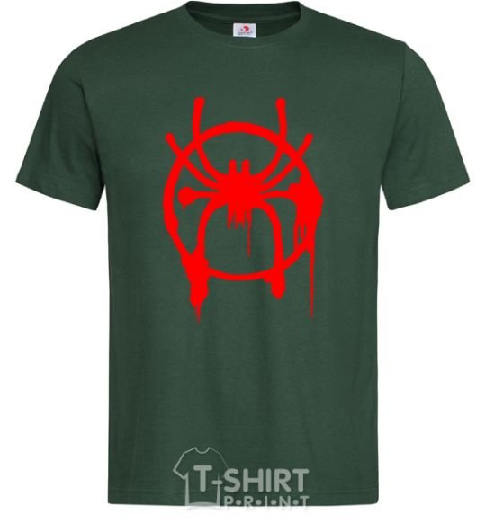 Men's T-Shirt Spider Miles Morales bottle-green фото