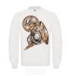 Sweatshirt Captain America Marvel Shield White фото