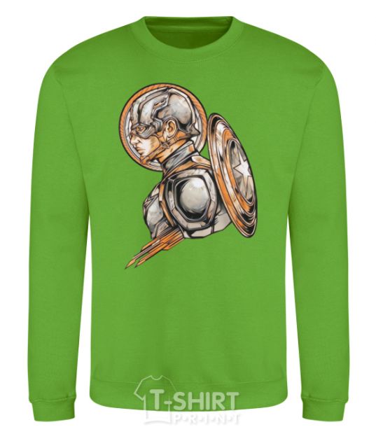 Sweatshirt Captain America Marvel Shield orchid-green фото