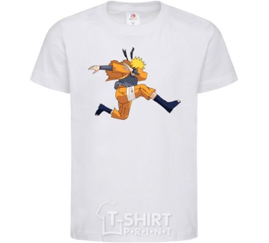 Kids T-shirt Naruto dabbing dab White фото