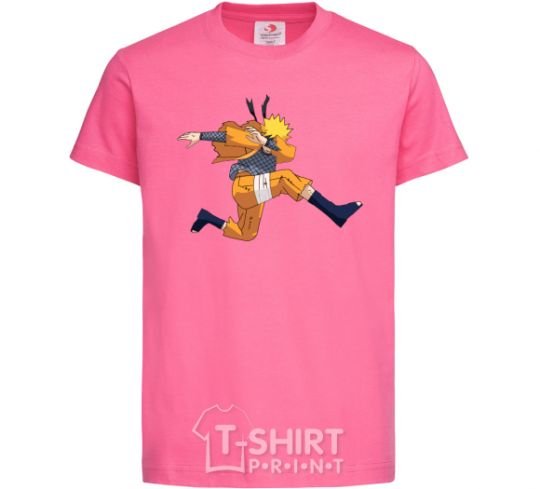 Kids T-shirt Naruto dabbing dab heliconia фото