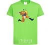 Kids T-shirt Naruto dabbing dab orchid-green фото