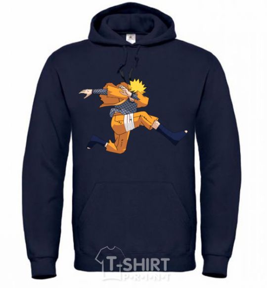 Men`s hoodie Naruto dabbing dab navy-blue фото