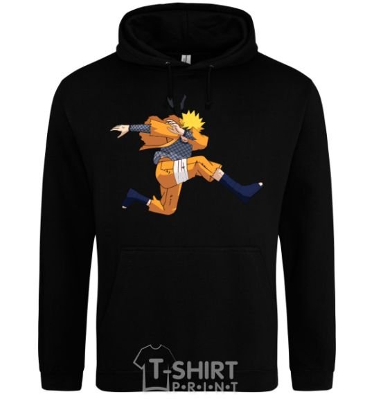 Men`s hoodie Naruto dabbing dab black фото