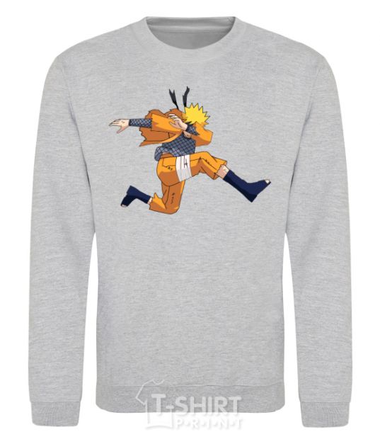 Sweatshirt Naruto dabbing dab sport-grey фото