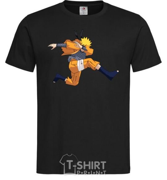 Мужская футболка Naruto dabbing дэб Черный фото