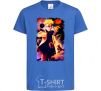 Kids T-shirt Naruto Kakasi anime royal-blue фото