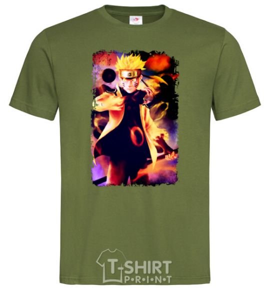 Men's T-Shirt Naruto Kakasi anime millennial-khaki фото