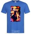 Men's T-Shirt Naruto Kakasi anime royal-blue фото