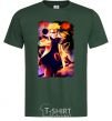 Men's T-Shirt Naruto Kakasi anime bottle-green фото