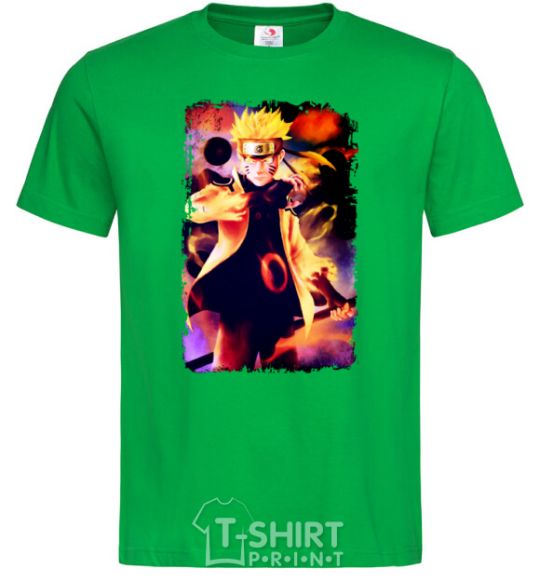 Men's T-Shirt Naruto Kakasi anime kelly-green фото