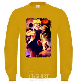 Sweatshirt Naruto Kakasi anime yellow фото